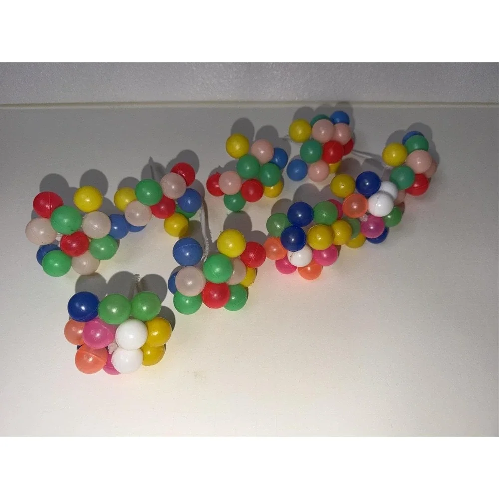 Vintage Cake Topper Lot Festive Balloon Clusters 10 Pcs Retro